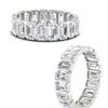 Load image into Gallery viewer, 4-carat-bezel-emerald-cut-eternity-diamond-wedding-band-in-white-gold-FD-10417EMBANGLE3-4.00CT-NL-WG