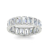 Load image into Gallery viewer, 4-carat-bezel-emerald-cut-eternity-diamond-wedding-band-in-white-gold-FD-10417EMBANGLE5-4.00CT-NL-WG