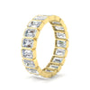 Load image into Gallery viewer, 4-carat-bezel-emerald-cut-eternity-diamond-wedding-band-in-yellow-gold-FD-10417EMBANGLE2-4.00CT-NL-YG