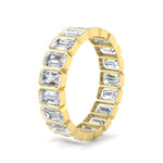 Load image into Gallery viewer, 4-carat-bezel-emerald-cut-eternity-diamond-wedding-band-in-yellow-gold-FD-10417EMBANGLE2-4.00CT-NL-YG
