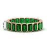 Load image into Gallery viewer, 4-carat-bezel-emerald-cut-eternity-emerald-wedding-band-in-rose-gold-FD-10417EMBGEMGR-4.00CT-NL-RG-HW
