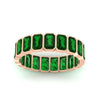 Load image into Gallery viewer, 4-carat-bezel-emerald-cut-eternity-emerald-wedding-band-in-rose-gold-FD-10417EMBGEMGRANGLE5-4.00CT-NL-RG