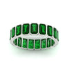 Load image into Gallery viewer, 4-carat-bezel-emerald-cut-eternity-emerald-wedding-band-in-white-gold-FD-10417EMBGEMGRANGLE5-4.00CT-NL-WG