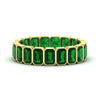 Load image into Gallery viewer, 4-carat-bezel-emerald-cut-eternity-emerald-wedding-band-in-yellow-gold-FD-10417EMBGEMGR-4.00CT-NL-YG