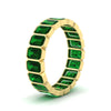 Load image into Gallery viewer, 4-carat-bezel-emerald-cut-eternity-emerald-wedding-band-in-yellow-gold-FD-10417EMBGEMGRANGLE2-4.00CT-NL-YG