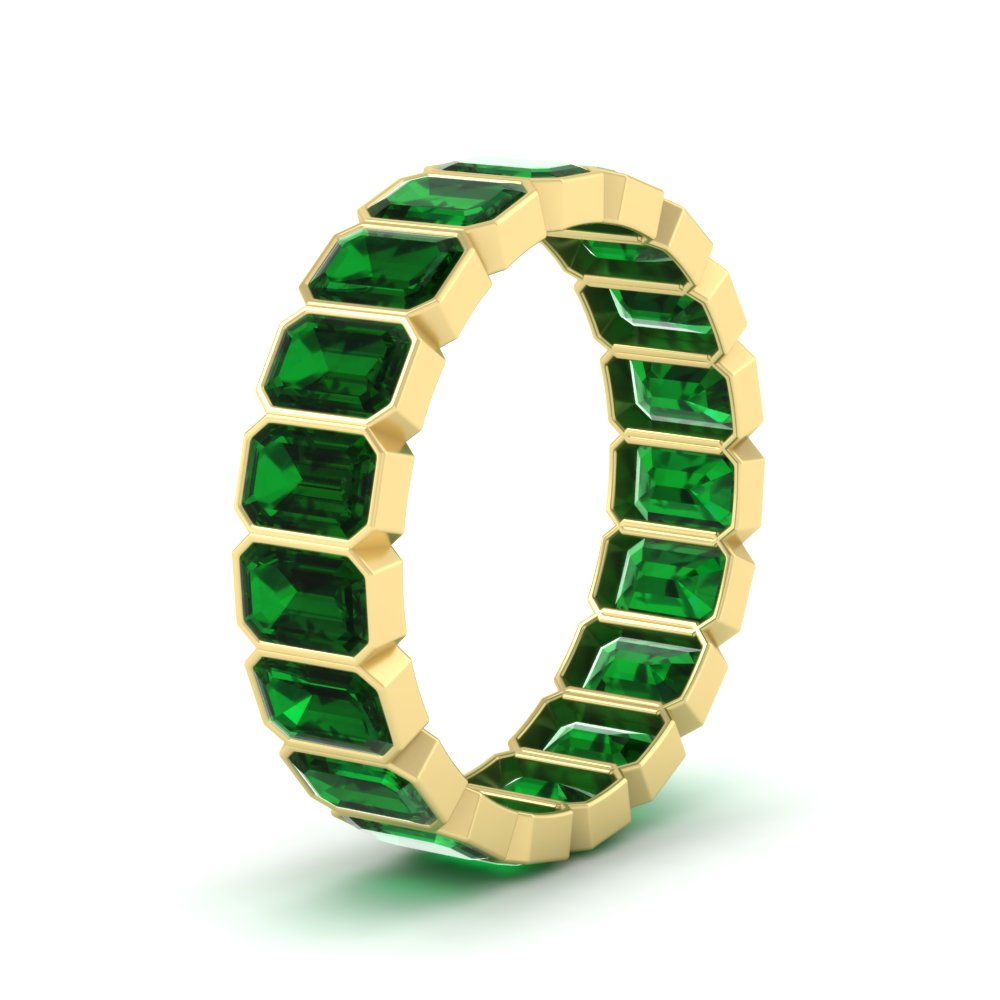 4-carat-bezel-emerald-cut-eternity-emerald-wedding-band-in-yellow-gold-FD-10417EMBGEMGRANGLE2-4.00CT-NL-YG