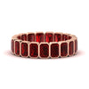 Load image into Gallery viewer, 4-carat-bezel-emerald-cut-eternity-ruby-wedding-band-in-rose-gold-FD-10417EMBGRUDR-4.00CT-NL-RG