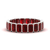 Load image into Gallery viewer, 4-carat-bezel-emerald-cut-eternity-ruby-wedding-band-in-white-gold-FD-10417EMBGRUDR-4.00CT-NL-WG