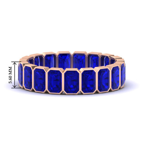 4-carat-bezel-emerald-cut-eternity-sapphire-wedding-band-in-rose-gold-FD-10417EMBGSABL-4.00CT-NL-RG-HW