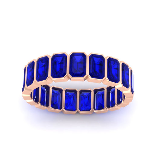 4-carat-bezel-emerald-cut-eternity-sapphire-wedding-band-in-rose-gold-FD-10417EMBGSABLANGLE5-4.00CT-NL-RG