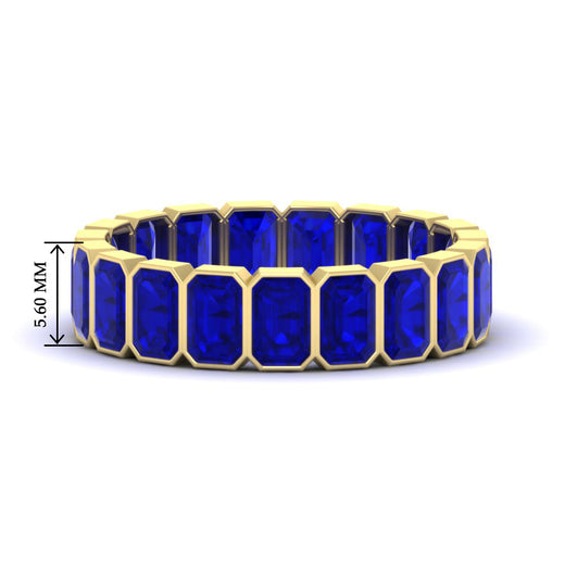 4-carat-bezel-emerald-cut-eternity-sapphire-wedding-band-in-yellow-gold-FD-10417EMBGSABL-4.00CT-NL-YG-HW