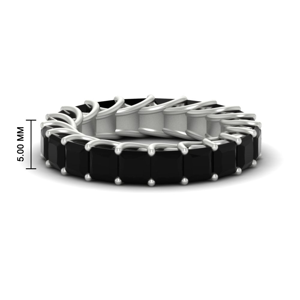 4 Carat Anniversary Band Princess Cut For Her