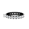 Load image into Gallery viewer, 4-carat-cushion-cut-diamond-eternity-wedding-band-for-women-in-black-gold-FDEWB9296CU-4.00CT-NL-BG-HW