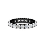 Load image into Gallery viewer, 4-carat-cushion-cut-diamond-eternity-wedding-band-for-women-in-black-gold-FDEWB9296CU-4.00CT-NL-BG
