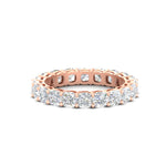 Load image into Gallery viewer, 4-carat-cushion-cut-diamond-eternity-wedding-band-for-women-in-rose-gold-FDEWB9296CU-4.00CT-NL-RG
