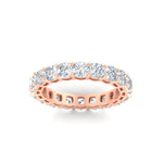 Load image into Gallery viewer, 4-carat-cushion-cut-diamond-eternity-wedding-band-for-women-in-rose-gold-FDEWB9296CUANGLE5-4.00CT-NL-RG
