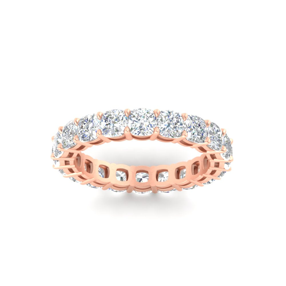 4-carat-cushion-cut-diamond-eternity-wedding-band-for-women-in-rose-gold-FDEWB9296CUANGLE5-4.00CT-NL-RG