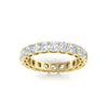 Load image into Gallery viewer, 4-carat-cushion-cut-diamond-eternity-wedding-band-for-women-in-yellow-gold-FDEWB9296CUANGLE5-4.00CT-NL-YG