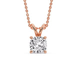 Load image into Gallery viewer, Cushion Cut Solitaire Pendant
