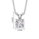 Load image into Gallery viewer, Cushion Cut Solitaire Pendant
