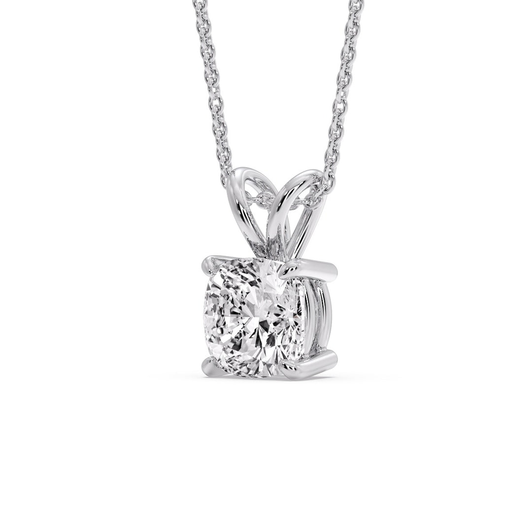 Cushion Cut Solitaire Pendant