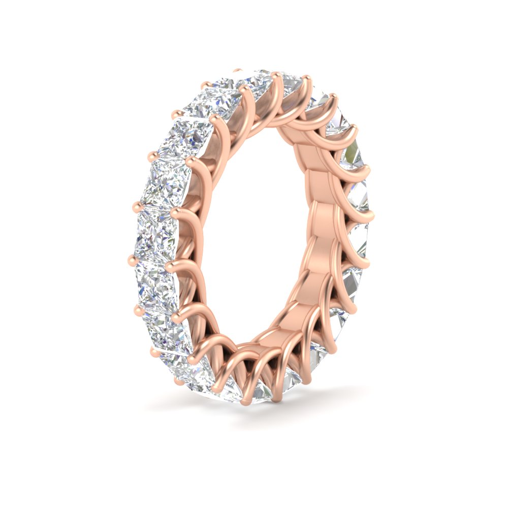 4 Carat Anniversary Band Princess Cut For Her