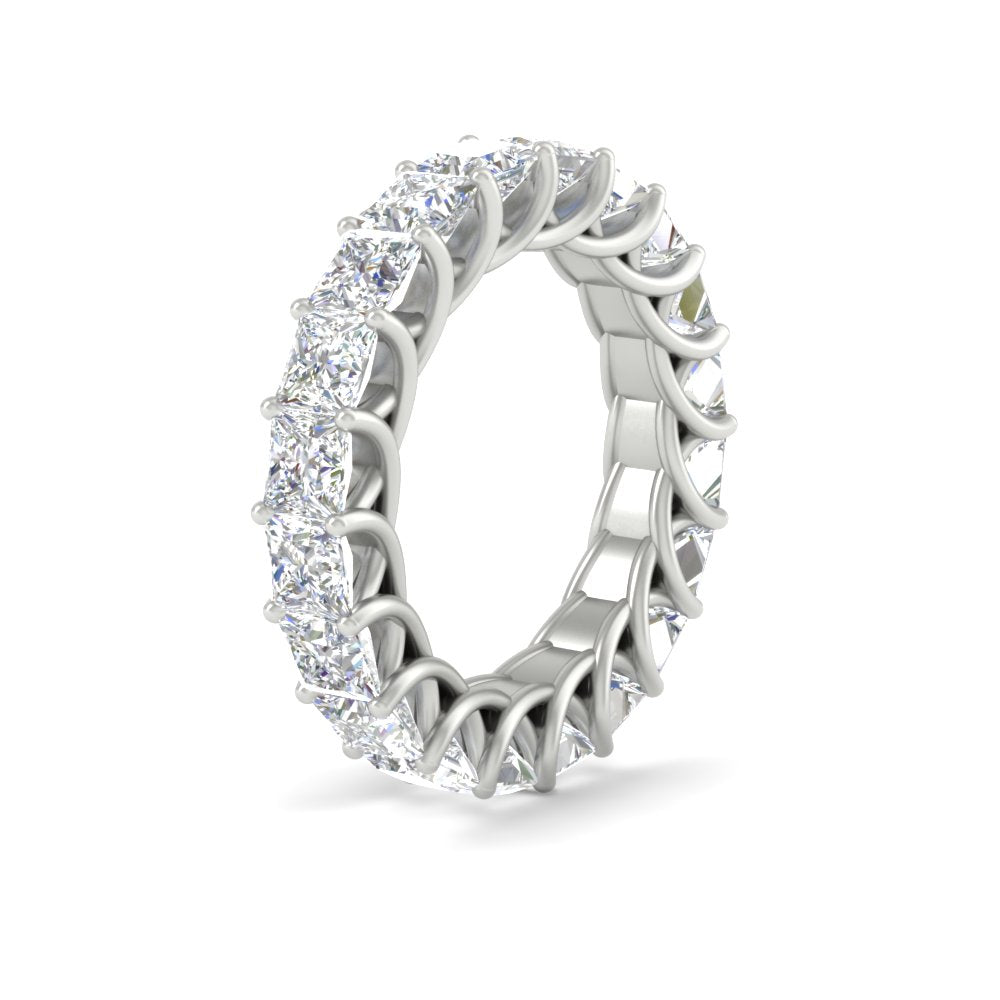 4 Carat Anniversary Band Princess Cut For Her