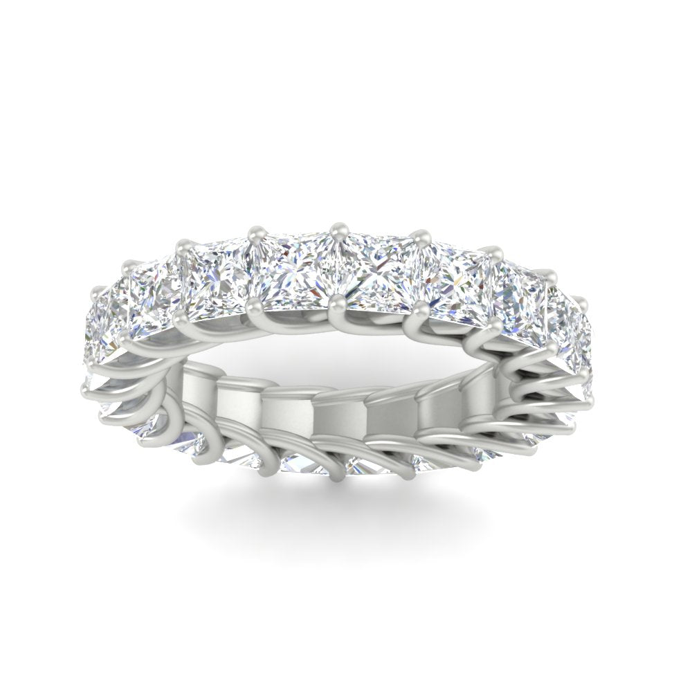 4 Carat Anniversary Band Princess Cut For Her