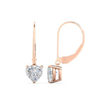Load image into Gallery viewer, 4-carat-diamond-heart-shape-lever-back-earrings-in-rose-gold-FDEAR11236HT-4.00CT-NL-RG.jpg
