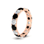 Load image into Gallery viewer, 4 Carat Double Prong Eternity Wedding Band Diamond
