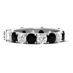 Load image into Gallery viewer, 4 Carat Double Prong Eternity Wedding Band Diamond
