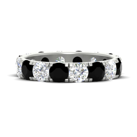 4-carat-double-prong-eternity-wedding-band-diamond-and-black-diamond-in-white-gold-FDEWB8371GBLACK-4.00CT-NL-WG