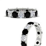 Load image into Gallery viewer, 4 Carat Double Prong Eternity Wedding Band Diamond
