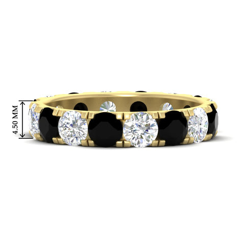 4-carat-double-prong-eternity-wedding-band-diamond-and-black-diamond-in-yellow-gold-FDEWB8371GBLACK-4.00CT-NL-YG-HW