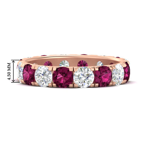 4-carat-double-prong-eternity-wedding-band-diamond-and-pink-sapphire-in-rose-gold-FDEWB8371GSADRPI-4.00CT-NL-RG-HW