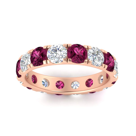 4-carat-double-prong-eternity-wedding-band-diamond-and-pink-sapphire-in-rose-gold-FDEWB8371GSADRPIANGLE5-4.00CT-NL-RG