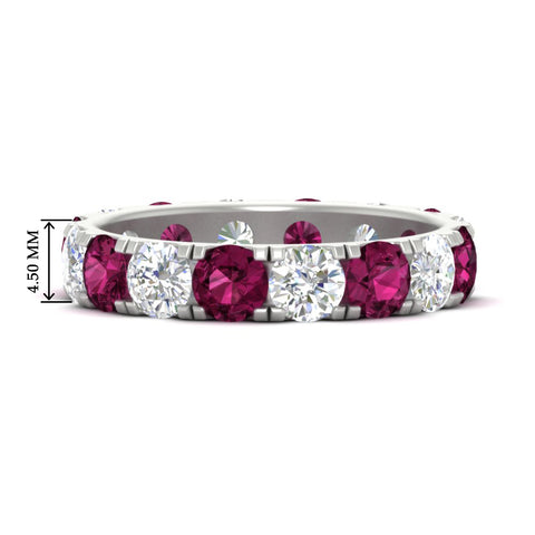 4-carat-double-prong-eternity-wedding-band-diamond-and-pink-sapphire-in-white-gold-FDEWB8371GSADRPI-4.00CT-NL-WG-HW