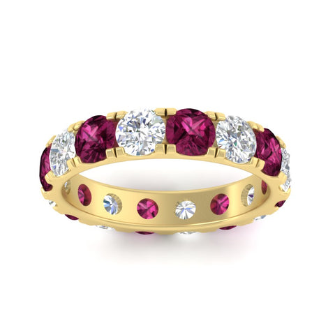 4-carat-double-prong-eternity-wedding-band-diamond-and-pink-sapphire-in-yellow-gold-FDEWB8371GSADRPIANGLE5-4.00CT-NL-YG