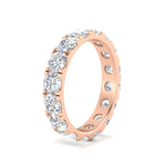 Load image into Gallery viewer, 4 Carat Double Prong Eternity Wedding Band Diamond
