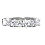 Load image into Gallery viewer, 4 Carat Double Prong Eternity Wedding Band Diamond
