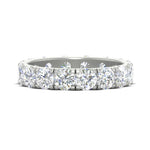Load image into Gallery viewer, 4 Carat Double Prong Eternity Wedding Band Diamond
