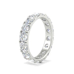 Load image into Gallery viewer, 4 Carat Double Prong Eternity Wedding Band Diamond
