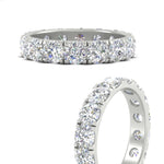 Load image into Gallery viewer, 4 Carat Double Prong Eternity Wedding Band Diamond
