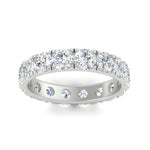 Load image into Gallery viewer, 4 Carat Double Prong Eternity Wedding Band Diamond
