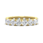 Load image into Gallery viewer, 4 Carat Double Prong Eternity Wedding Band Diamond
