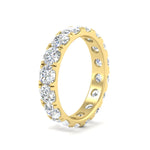Load image into Gallery viewer, 4 Carat Double Prong Eternity Wedding Band Diamond
