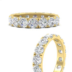 Load image into Gallery viewer, 4 Carat Double Prong Eternity Wedding Band Diamond
