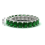 Load image into Gallery viewer, 4 Carat Anniversary Band Princess Cut For Her
