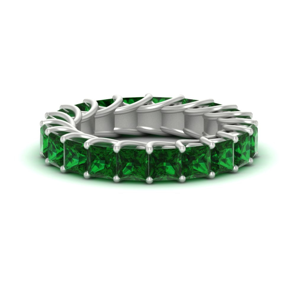 4 Carat Anniversary Band Princess Cut For Her