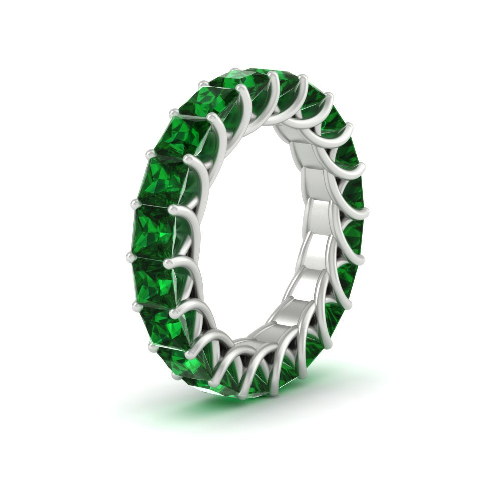 4 Carat Anniversary Band Princess Cut For Her